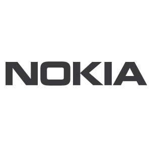 Nokia logo svartvit